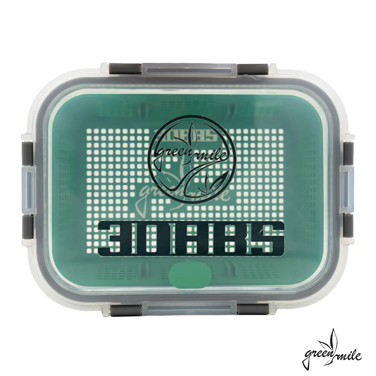 3Dabs x Green Mile, Terp Bath, Grün, Deckel geschlossen