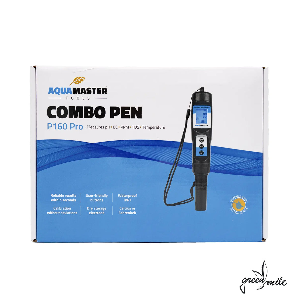 Aquamaster Tools, P160, Kombo Pen, Verpackung, Vorderansicht