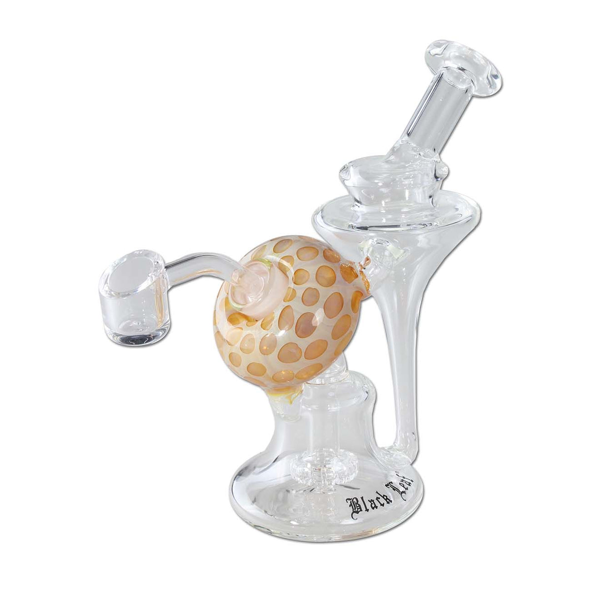 Black Leaf - Recycle Bong für Öl | Amber