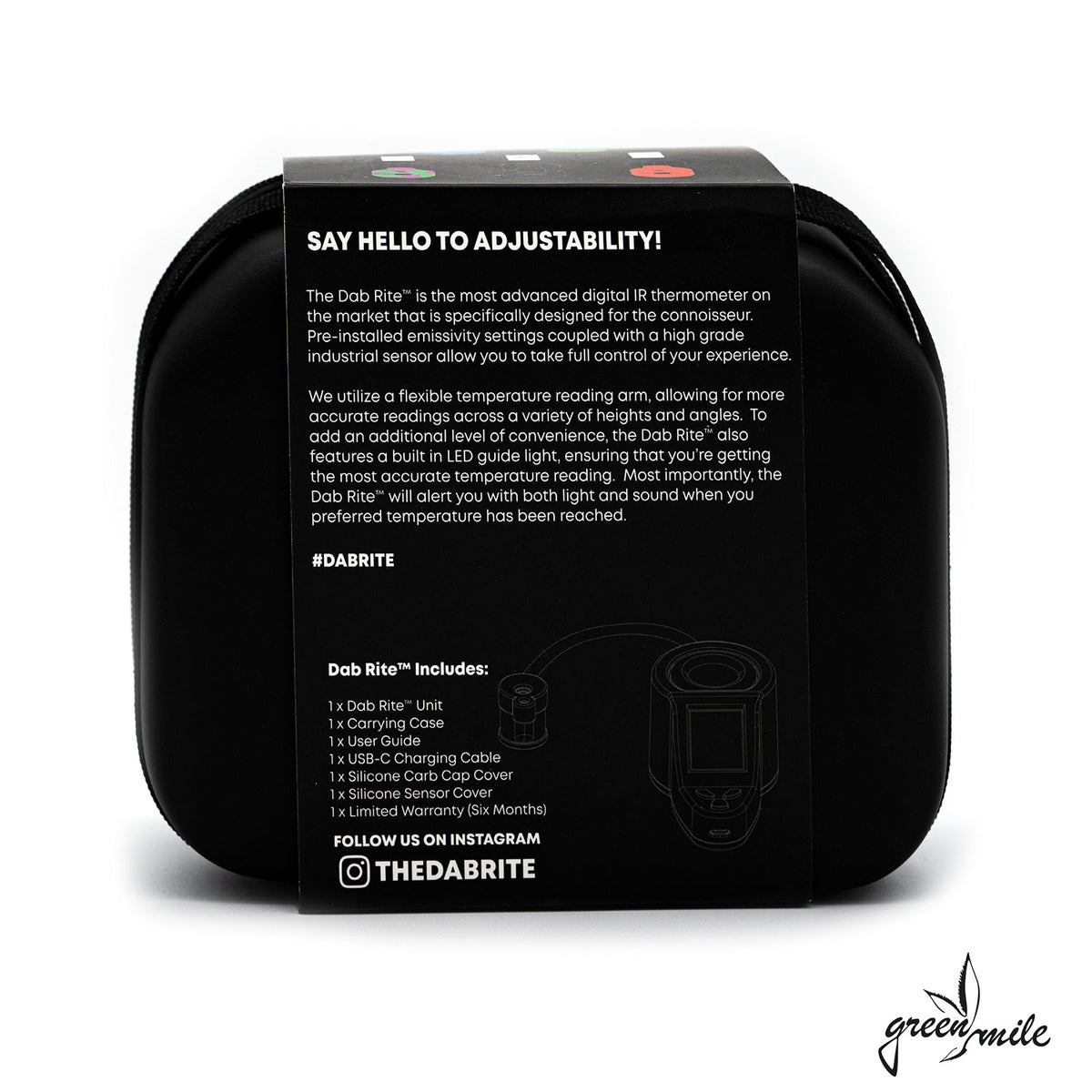 Dab Rite Verpackung Back