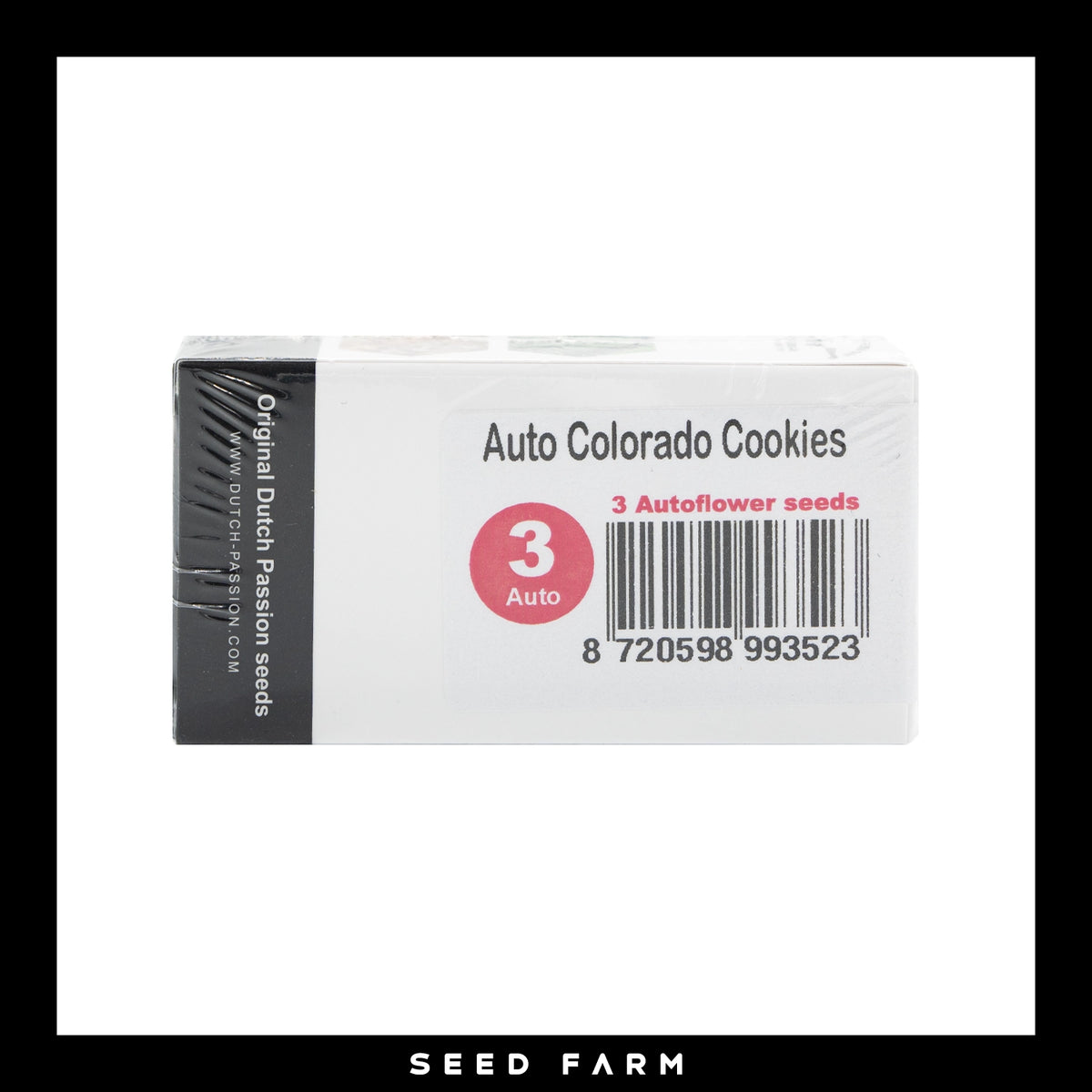 Dutch Passion, Colorado Cookies, automatische Cannabis Samen, 3 Stück, Vorderansicht