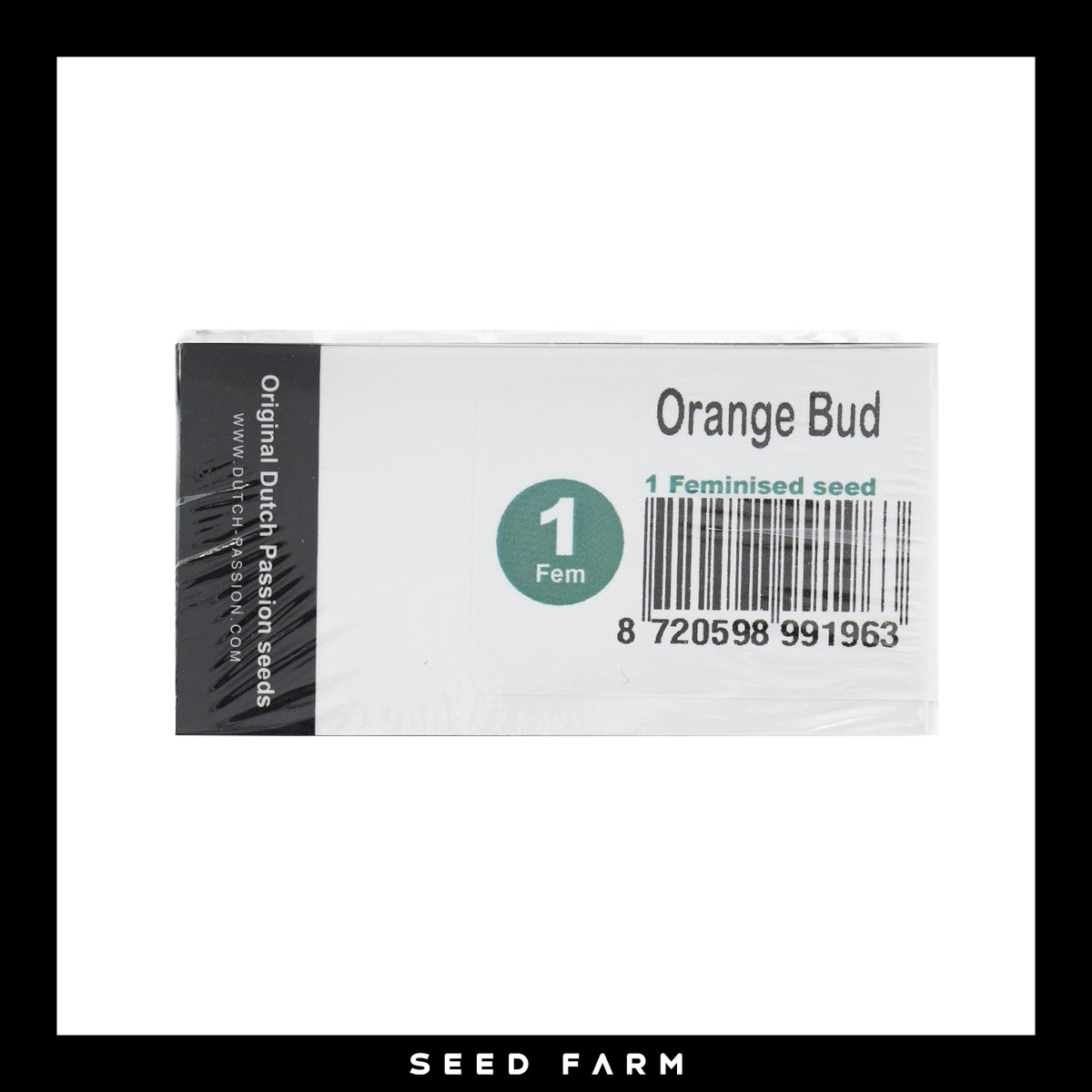 Dutch Passion, Orange Bud, feminisierte Cannabis Samen, 1 Stück, Vorderansicht