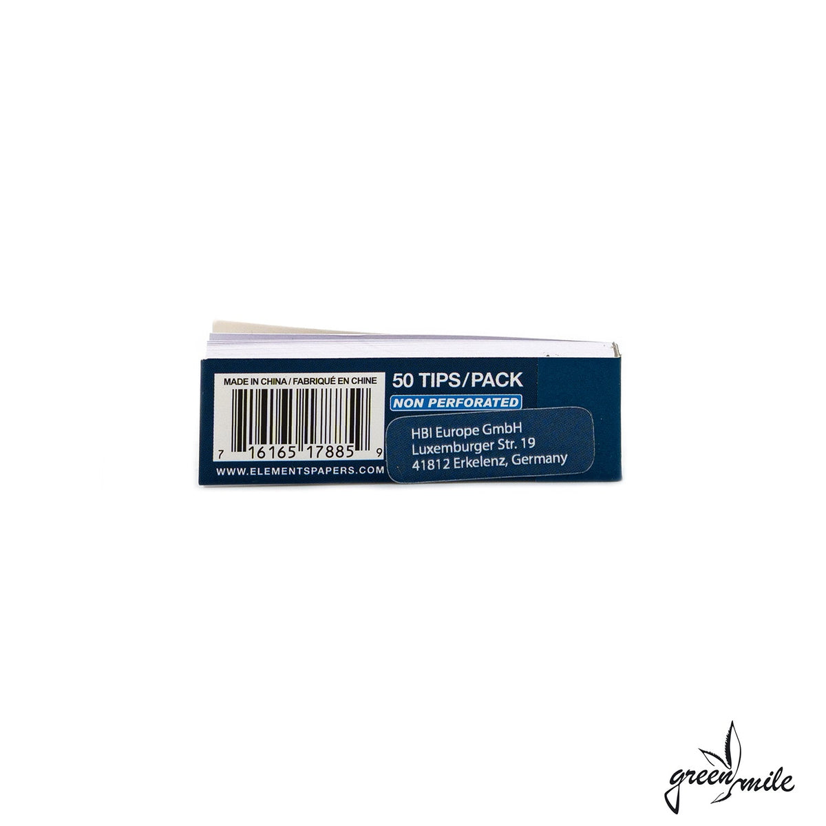 Elements, Premium Tips, non Perforated, Rückansicht