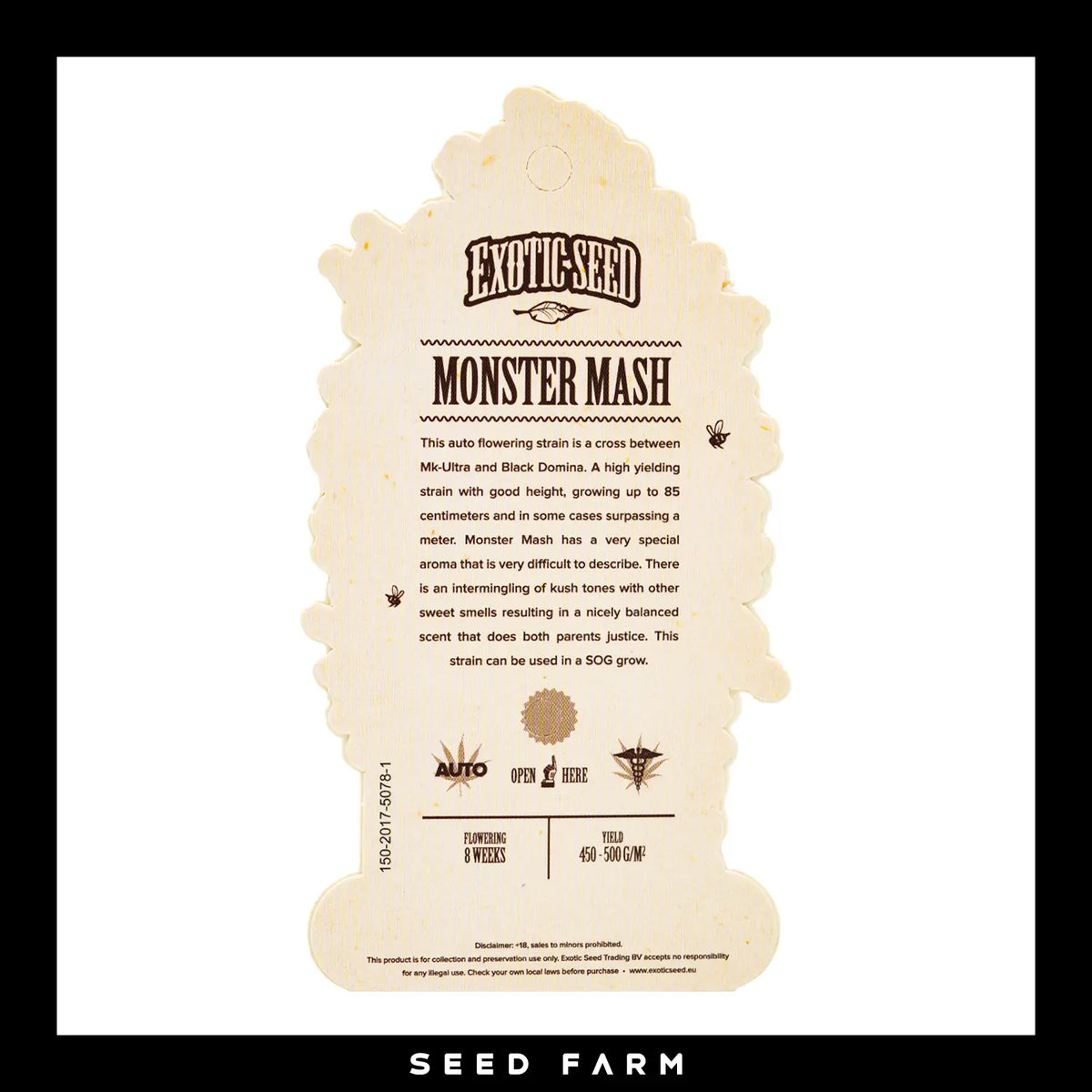 Exotic Seed Monster Mash, automatic Cannabis Samen, Rückblick