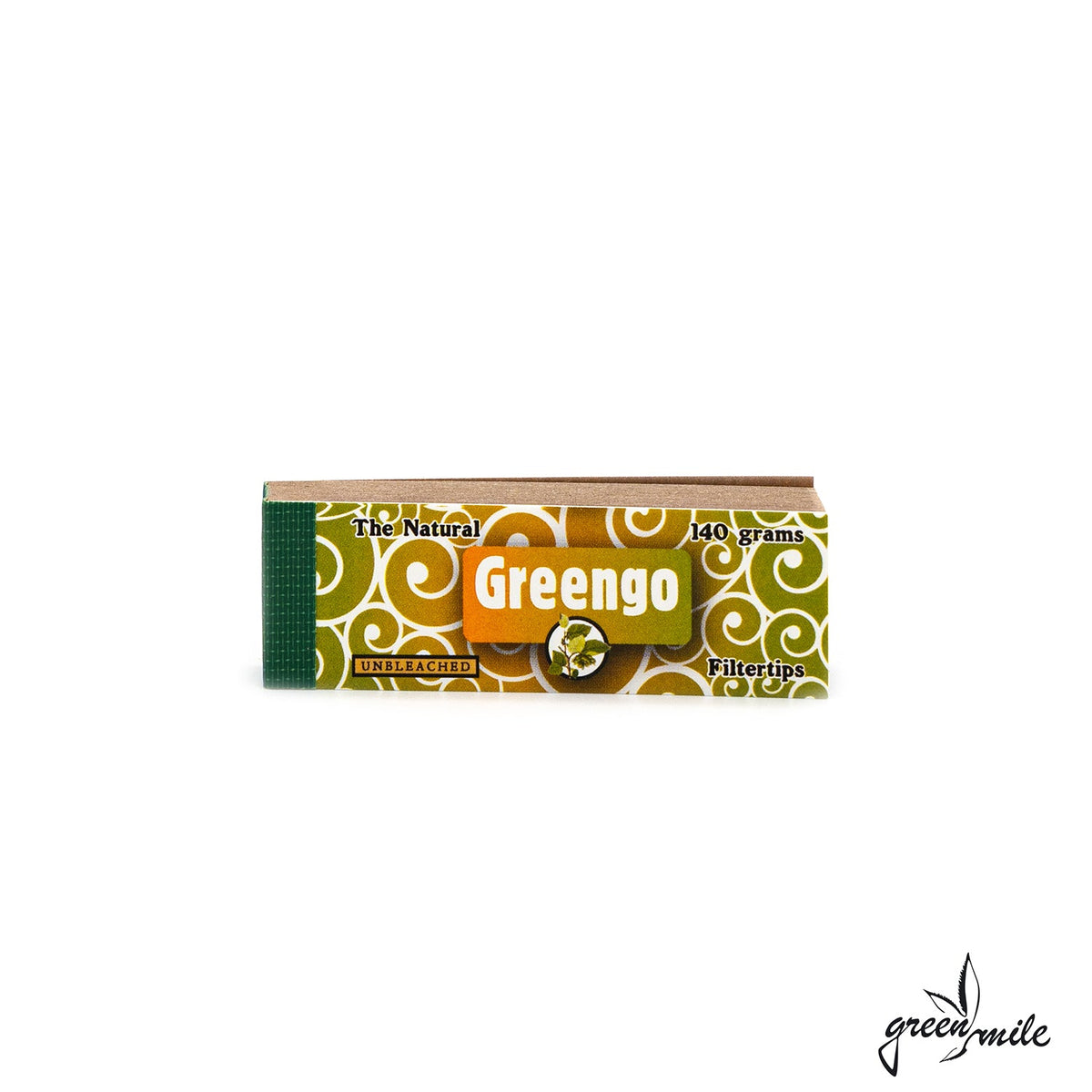 Greengo Filtertips, Ungebleicht, Vorderansicht