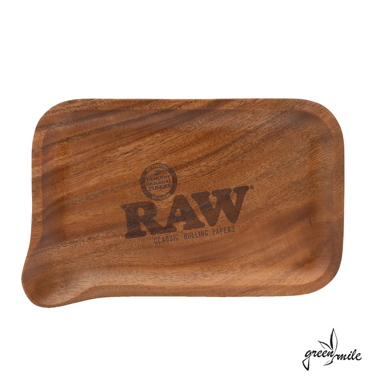 Raw, Wooden Pour Tray, Holz Drehtablett, Produktansicht