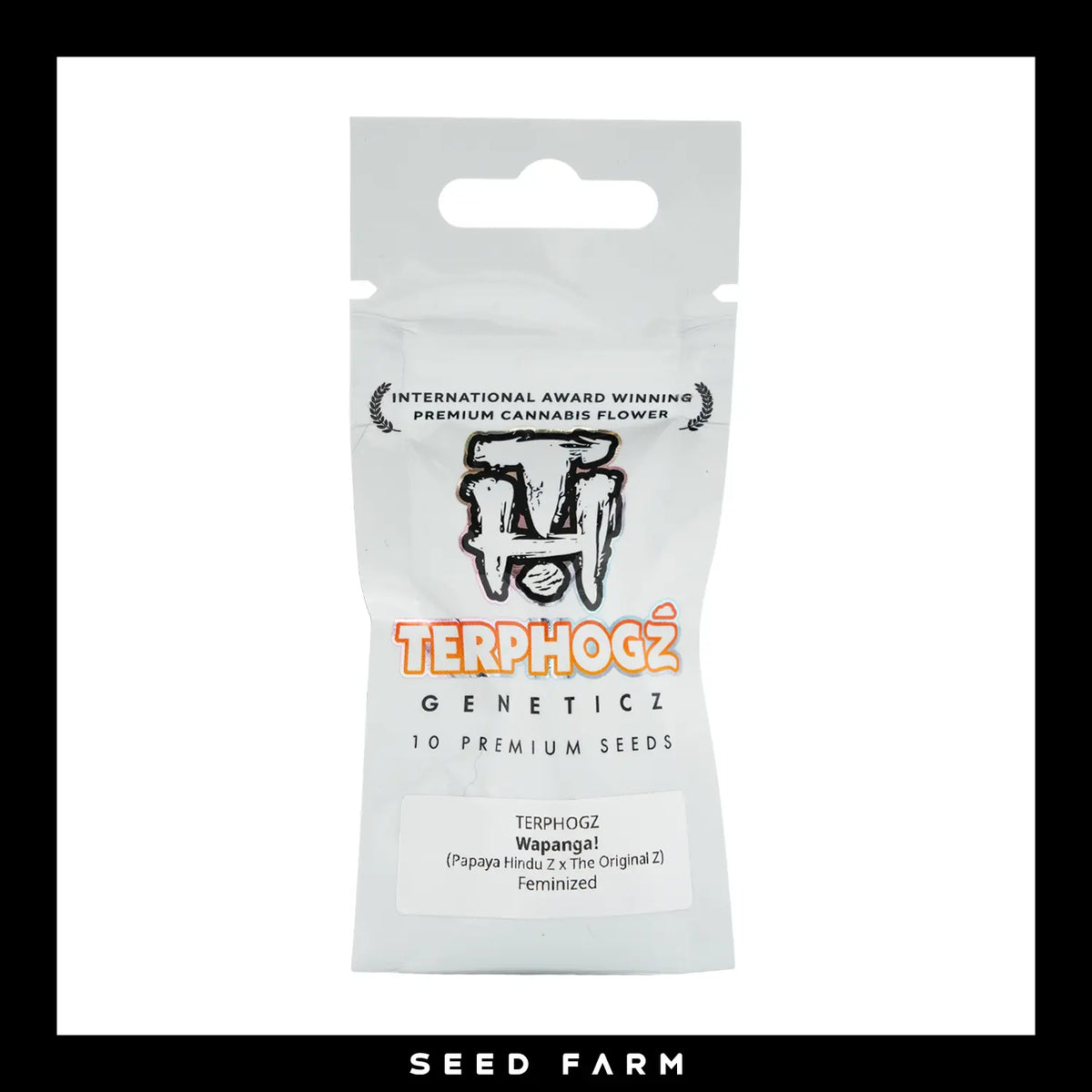 Terphogz, Wapanga!, Feminisiert, 10 Seeds, Verpackung, Vorderansicht