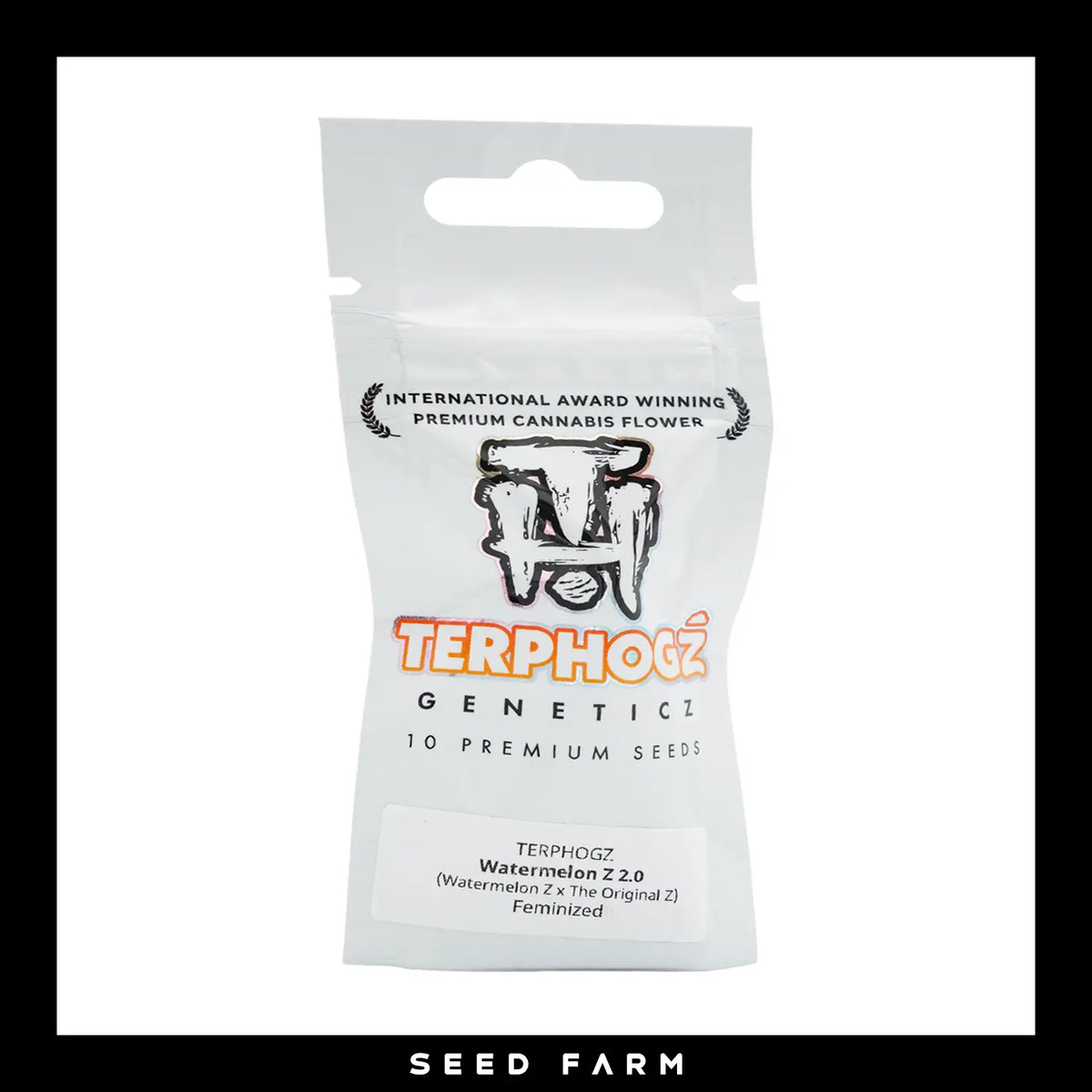 Terphogz, watermelon z2.0, Feminisiert, 10 Seeds, Verpackung, Vorderansicht