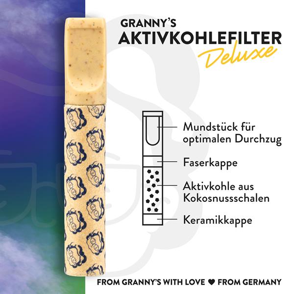 GRANNYS Weed Deluxe - Aktivkohlefilter 6mm Ø | 210er
