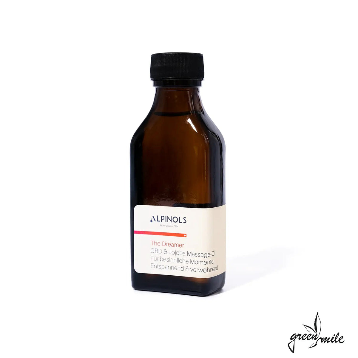 Alpinols, The Dreamer, CBD und Jojoba Massageöl, 100ml, Flasche