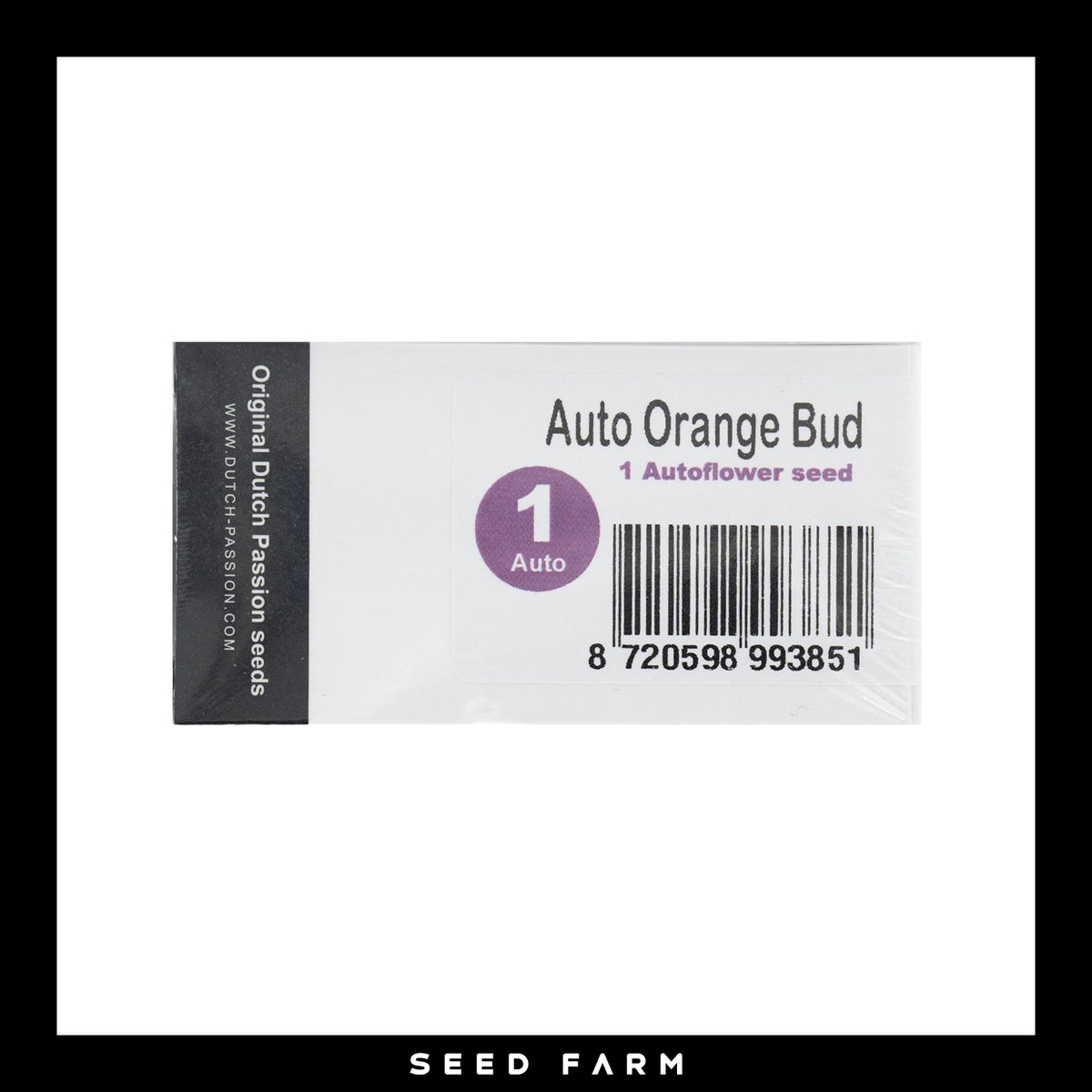 Dutch Passion, Orange Bud, automatische Cannabis Samen, 1 Stück, Vorderansicht
