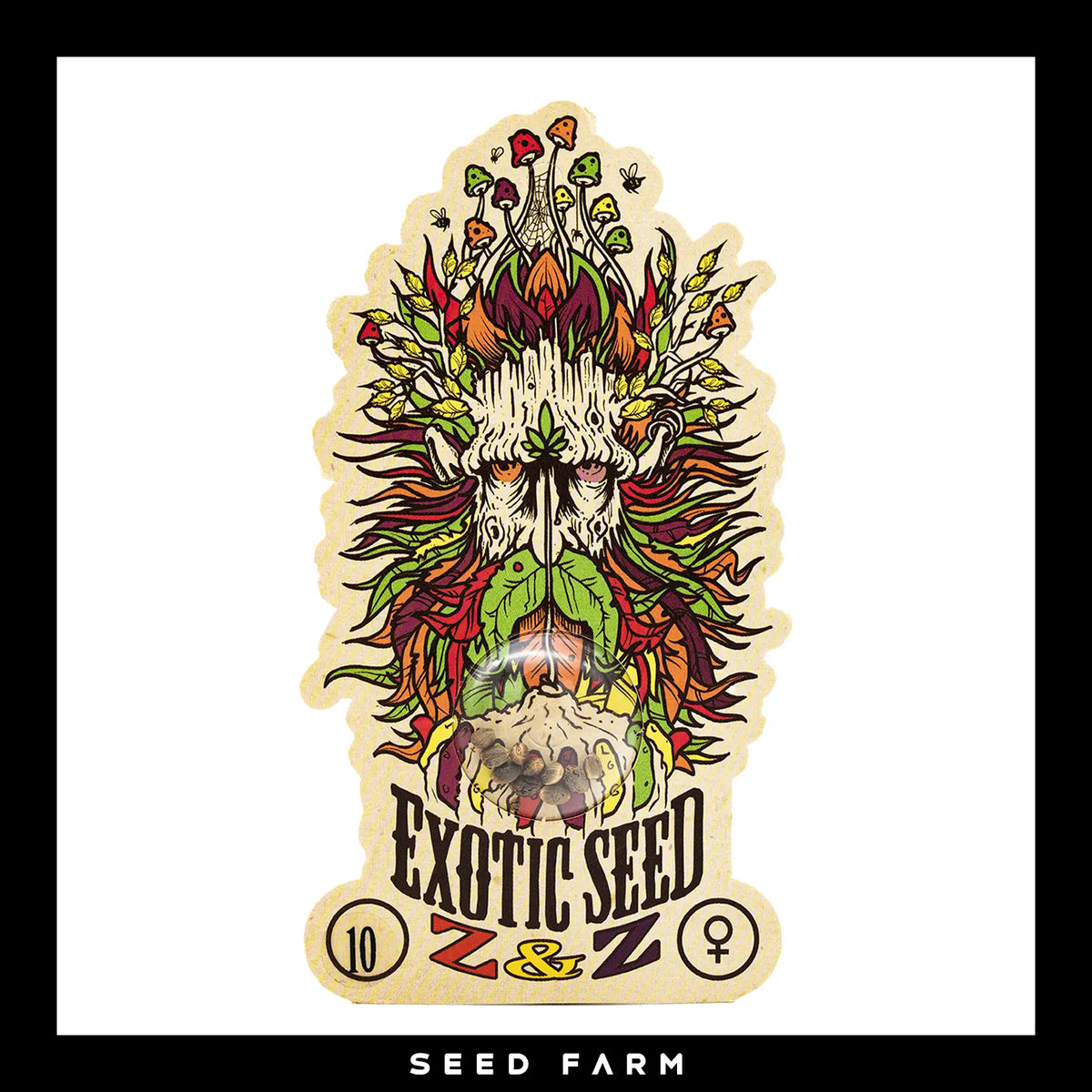 Exotic Seed Z&amp;Z, feminisierte Cannabis Samen, 10 Stück, Vorderansicht