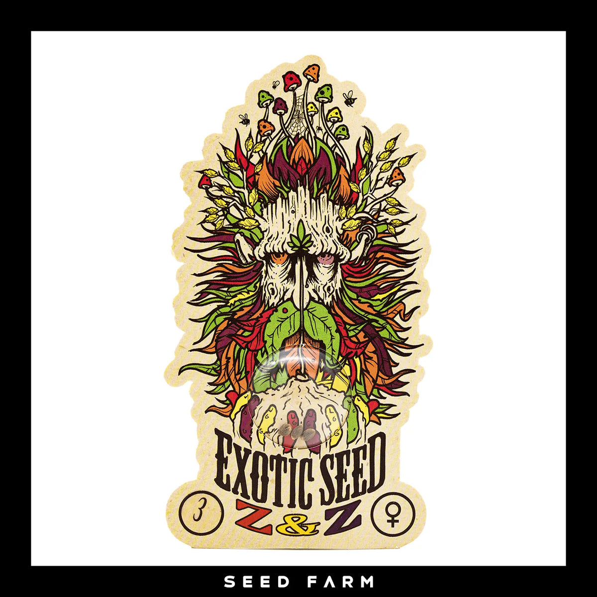 Exotic Seed Z&amp;Z, feminisierte Cannabis Samen, 3 Stück, Vorderansicht