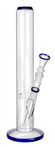 Glas-Bong - Zylinder | Blau | 40cm | NS 18,8mm