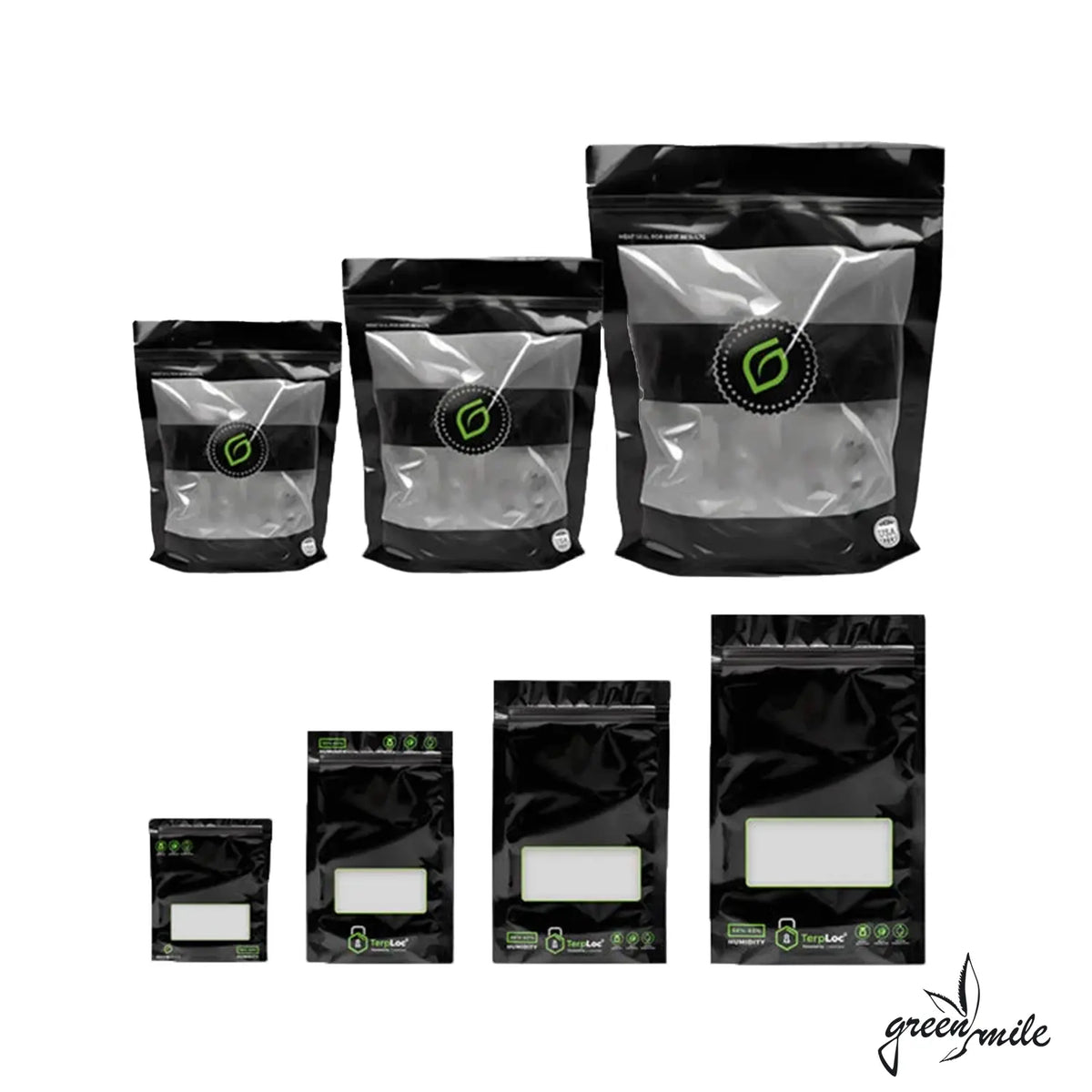 Grove Bags, TerpLoc, verschiedene Größen, Vorderansicht
