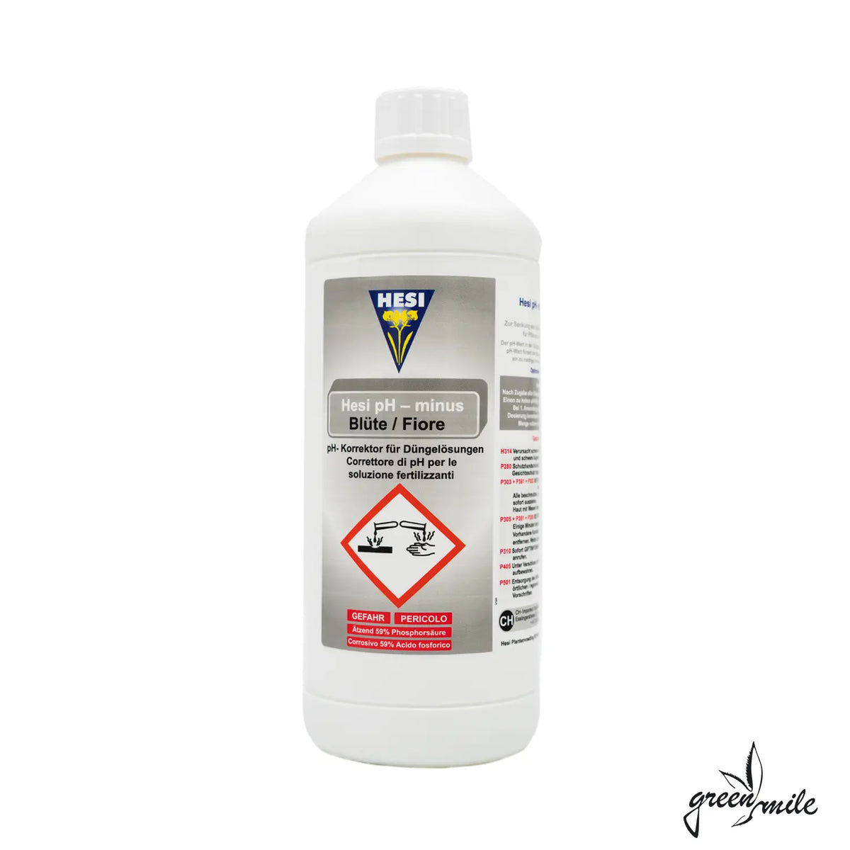 Hesi, PH Minus, 1l Flasche, Vorderansicht