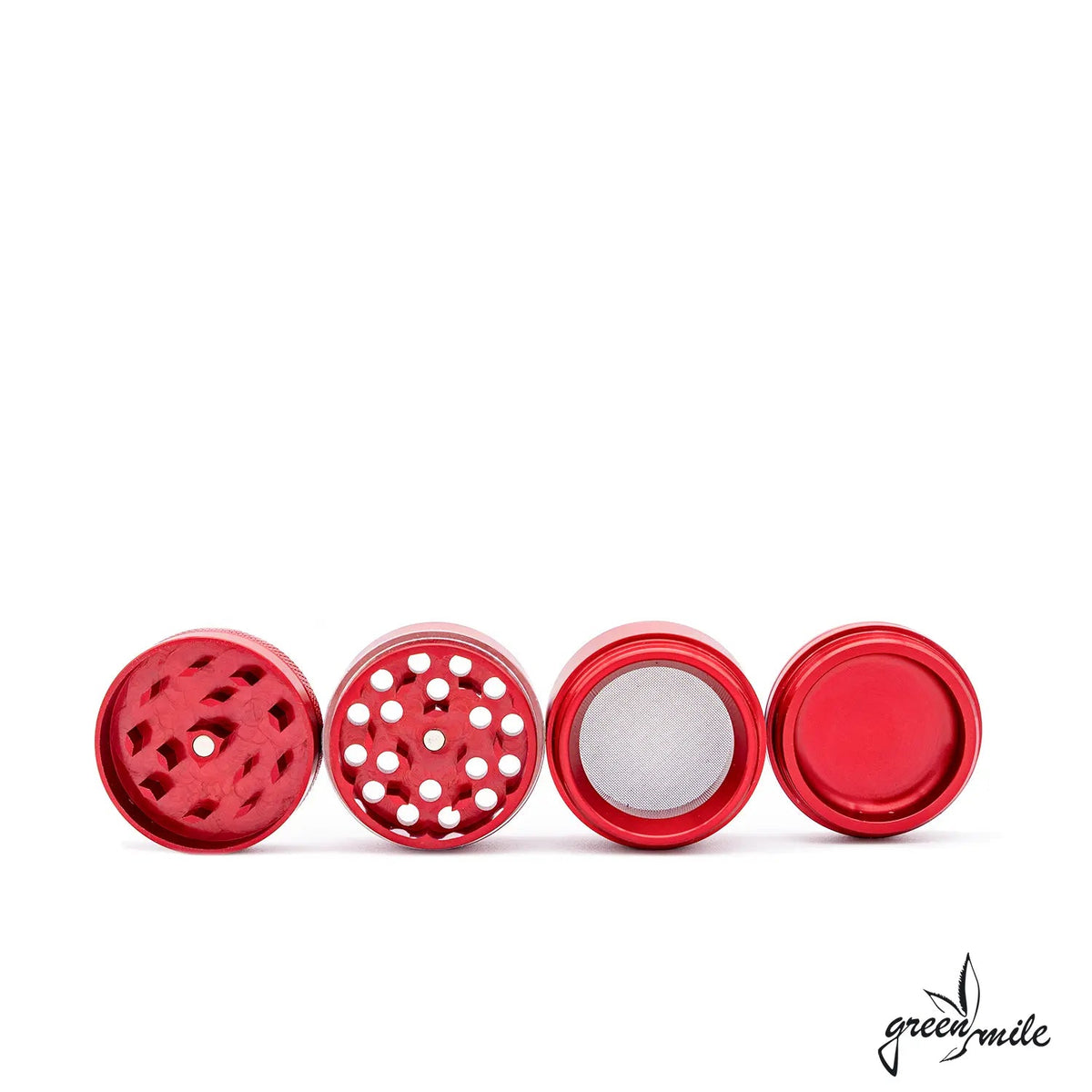 Higher Standards, Aerospaced Grinder, 4 teilig, 40mm, Rot, Frontal