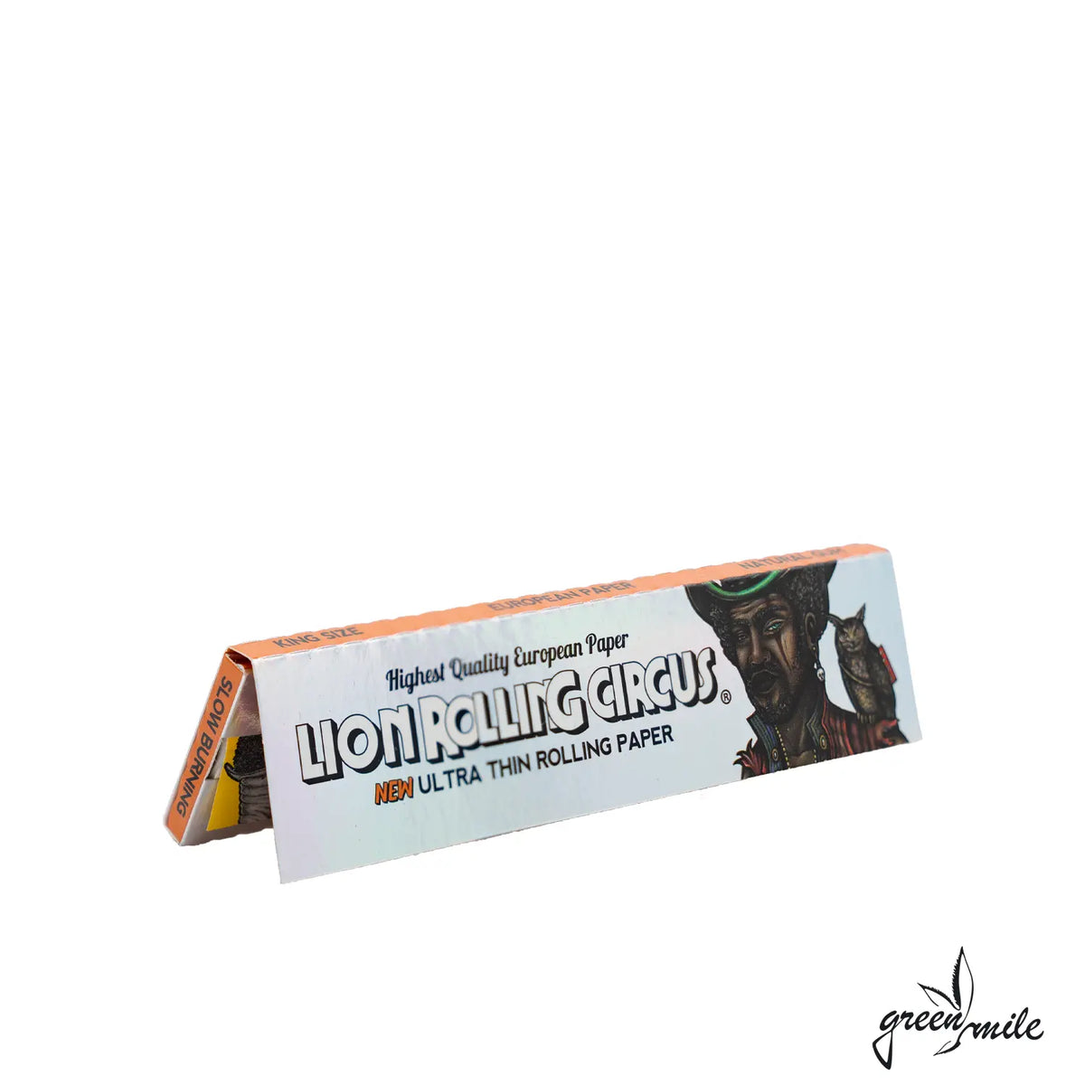 Lion Rolling Circus, King Size, Ultra Thin Papers, Seitenansicht