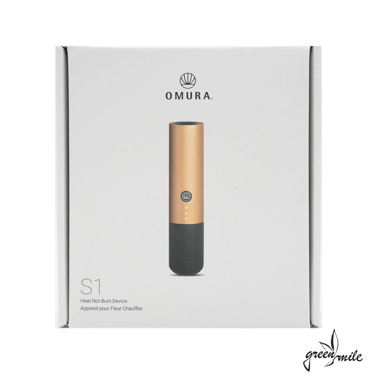 Omura S1, Complete Set inkl Home Filling System, Bronze, Verpackung, Vorderansicht