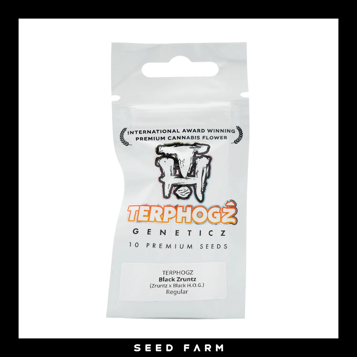 Terphogz, Black Runtz, Regular, 10 Seeds, Verpackung, Vorderansicht