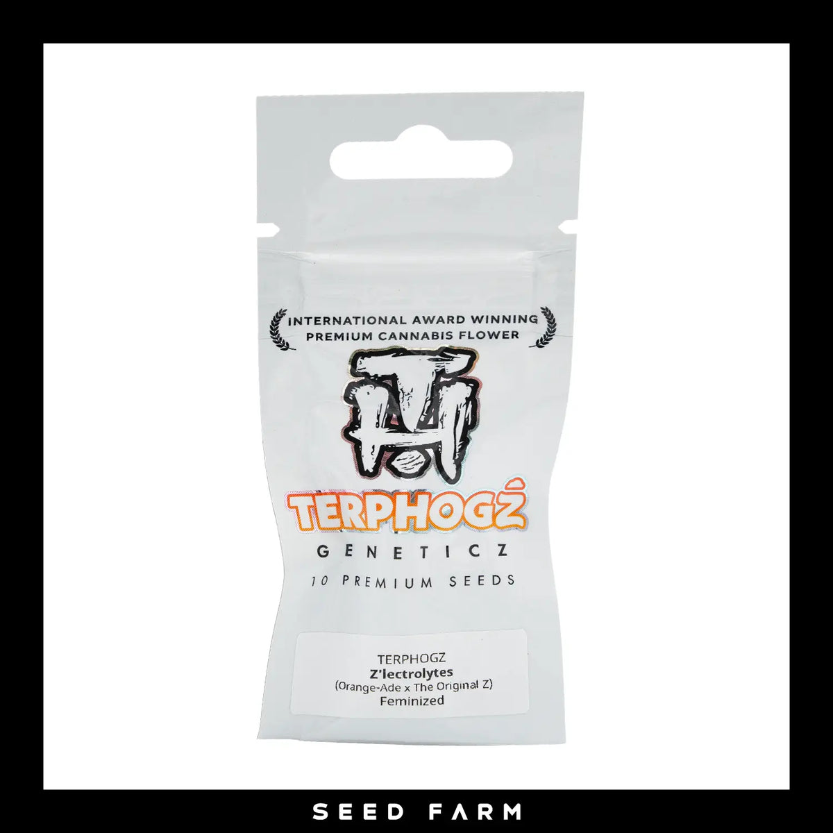 Terphogz, zlectrolytes, Feminisiert, 10 Seeds, Verpackung, Vorderansicht