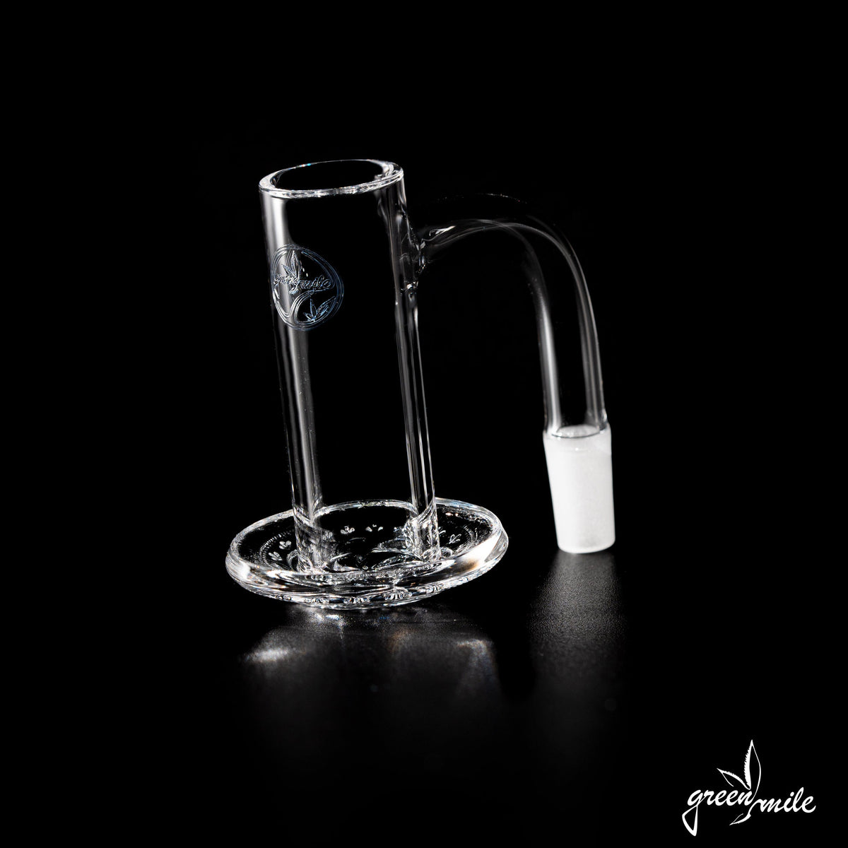 high quality Blender quartz dabbing Quartzglas 710 Extraktion Extracts Rosin Dab 10mm male 20mm bucket Green Mile front